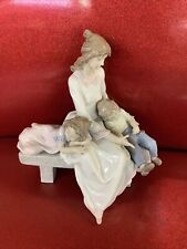 Lladro 6765 Afternoon Nap Mother And Children On Bench picture