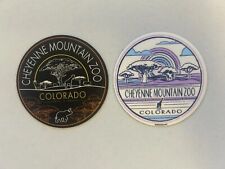 Colorado Springs Cheyenne Mountain Zoo Stickers Brand New 3.5” picture