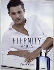 2010 Calvin Klein Eternity Aqua Men's Cologne Promo Vintage MAGAZINE Print Ad  picture
