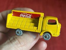 Coca-Cola 1960s Matchbox Lesney Even Load Base Plate Gray Tires Truck picture