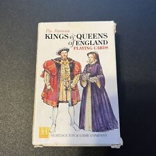 Heritage Playing Cards - The Famous Kings and Queens of England Card Games 1992 picture
