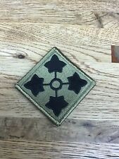 GENUINE U.S. ARMY PATCH: 4TH INFANTRY DIVISION - EMBROIDERED ON OCP New A-3 picture