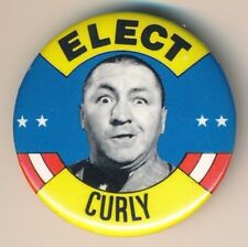 Elect Curly of the 3 Stooges Pin picture