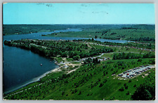 Evans City, Pennsylvania - Moraine State Park - Greetings - Vintage Postcard picture