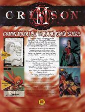 CRIMSON 2001 DYNAMIC FORCES PROMO PROMOTIONAL SELL SALE SHEET picture