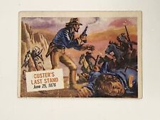 1954 Topps Scoops #45 Custer s Last Stand June 25, 1876 picture