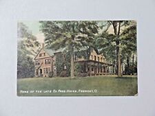 Vintage Home of Late Ex Pres Hayes, Freemont Ohio Postcard 1908 Post 8156 picture