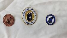 HOLLAND AMERICA Mariner Society LOT OF 3 Alumni Hat Lapel Pin 25 picture