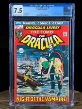 TOMB OF DRACULA #1 CGC 7.5 April 1972 KEY ISSUE 1st Appearance Neal Adams Cover picture