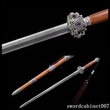 40'' Phoenix Jian Chinese Double Sharp Edge Functional Sword Folded Steel picture