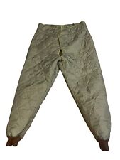Ozkn Prešov Czech Military Quilted￼ Insulated Pants Liner Gree, Sz See Photos picture
