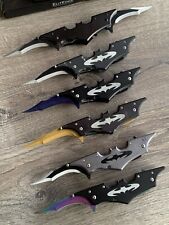 Wholesale Lot x12 BATMAN Knight Dual Blade Folding Pocket Knife-934 picture