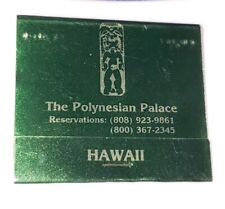 Rare Vintage The Polynesian Place Hawaii Hotels Matchbook Rare Hotel  Matches  picture