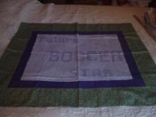 Vtg Estate Granny Core Gingham Fabric Wallhanging Baby Soccer Quilt 36x30 #PB12 picture