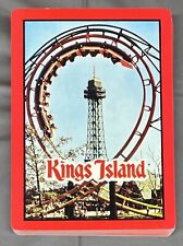Vintage 1970's Kings Island Amusement Park Oversize Playing Cards Screamin Demon picture