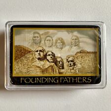 Sealed Founding Fathers Playing Cards Mount Rushmore Native Leaders With Case picture