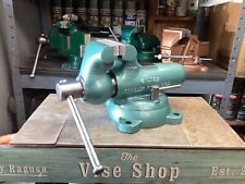 RESTORED VINTAGE WILTON * H D * BULLET BENCH VISE 51 Lbs  4 In Jaws USA 1971 picture