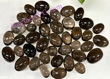 Wholesale Lot 2 Lbs Natural Smoky Quartz Tumble Healing Energy Nice Quality picture