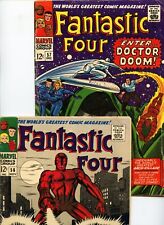 Fantastic Four #56 and #57 Marvel Comics Lot of 2 Books picture