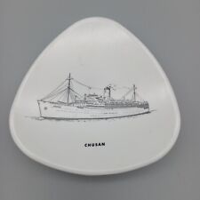 SS CHUSAN P&O Souvenir Dish Peninsular and Oriental Steam Navigation Company picture