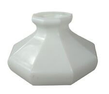 Vintage Milk Glass 12 D Nonagon Light Shade 10