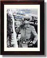 Unframed Lone Ranger Autograph Promo Print - Black and White picture