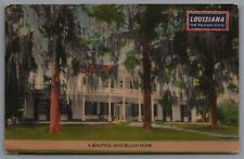 Postcard LA A Beautiful Ante Bellum House Louisiana Posted 1946 D1 picture