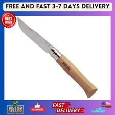 Opinel No. 12 Stainless Steel Pocket Knife, Beechwood Handle picture