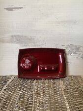Vintage 1950's Budweiser Beer Ashtray Red Bar Advertising ANHEUSER BUSCH, Unused picture