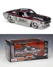 MAISTO 1:24 1967 Ford Mustang GT HD Alloy Diecast Vehicle Car MODEL TOY Gift picture