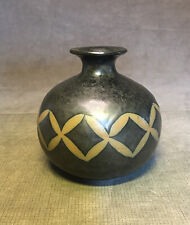 OMC Otigiri Japanese Pottery Vase Mid Century Modern 4.25” picture