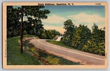 Ossining, New York - Greetings - State Highway - Vintage Postcard - Unposted picture