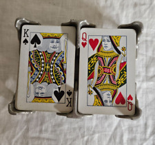 Playing Card tray, mid century, jelno products, ind. molded aluminum picture