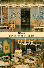c1950s Heer's Ozark Garden Room, Springfield, Missouri Postcard picture