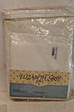 Vintage Elizabeth Gray Beige lace tablecloth￼ 70“ X 90“ Oblong ￼ New Old Stock picture