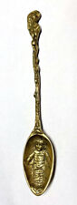 Unique Vintage Artisan Handmade Brass Baby Spoon - Made in Italy - Free S/H picture