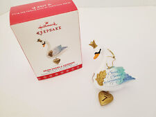 2017 Hallmark Seven Swans A Swimming Twelve Days of Christmas Ornament 7Th picture