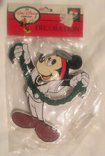 Vintage Mickey Mouse Disney Ornament New NOS NIP 1980s Taiwan Green Garland VTG picture
