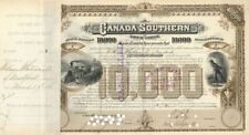 Canada Southern Railway Co. - $10,000 Bond - Railroad Bonds picture