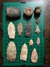 Authentic Arrowheads 13 Native American Artifacts Lot Group picture