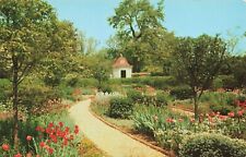 Postcard The Flower Garden at Mount Vernon Virginia Vintage picture