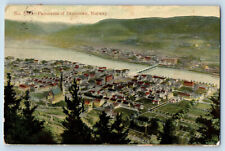Bloomer Wisconsin WI Norway Postcard Panorama of Drammen 1911 Posted Antique picture