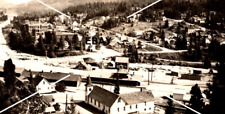 C 1925-1942 RPPC Postcard Mullan Idaho Town View DOPS BW picture