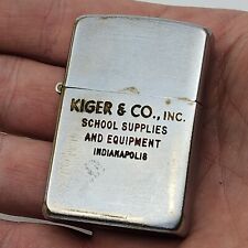 Vintage 1937-1950 Zippo Lighter Pat 2032695 pa.Pending Bradford, PA Made In USA picture