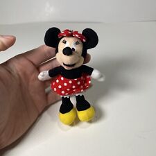 Rare Disney World 5 Inch Minnie Mouse Plush Keychain picture