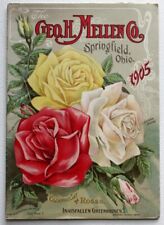 Rare Antique ORIGINAL 1905 GEO. H. MELLEN ROSE & FLOWER & FRUIT CATALOG Complete picture