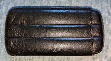 Dunhill 3 x cigar case black leather made in Spain - Vintage picture