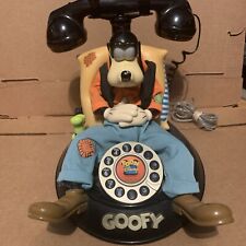 Vintage Telemania Disney Animated Talking Sleeping Goofy Telephone Working picture