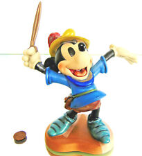 NEW Disney MICKEY MOUSE Brave Little Tailor FIGURINE & BOOK Peter Pan Sword WDCC picture