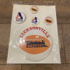 Bundle Of World Football League WFL 1975 Logo Button Pins picture